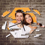 Custom Building Block Wall Clock Personality Puzzle Custom Photo Pointer Brick Clock