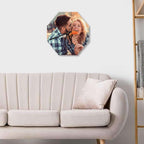 Custom Building Blocks Wall Clock Personalized Puzzle Custom Photo Brick Clock Couple Gift