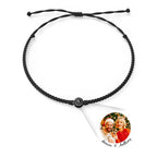 Personalized Photo Projection Charm Bracelet Multiple Colors Styles I love you in 100 languages Minimalist Photo Jewelry Birthday Gift