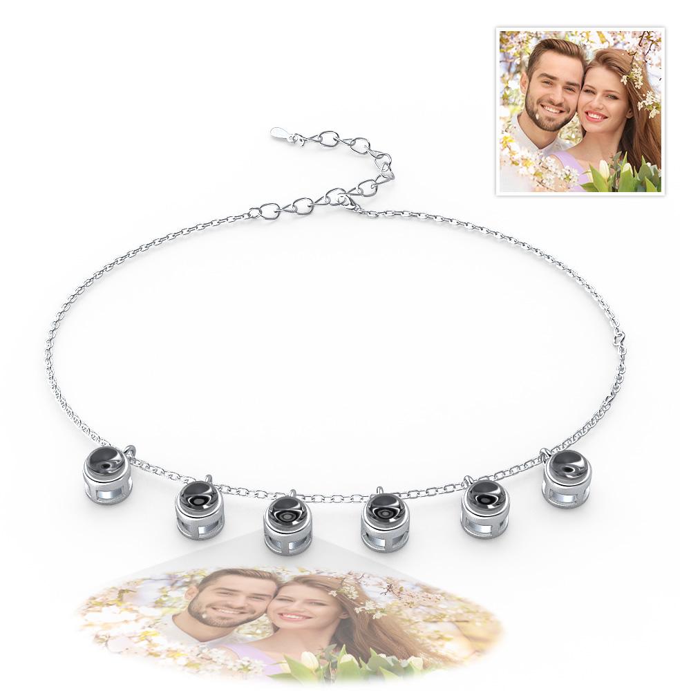 Custom Photo Projection Bracelet Minimalist Gift Memorial Photo Jewelry Trendy Best Friend Gift for Her