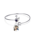 Custom Projection Bracelet Personalized Photo Bracelet Heart Jewelry Gift for Her