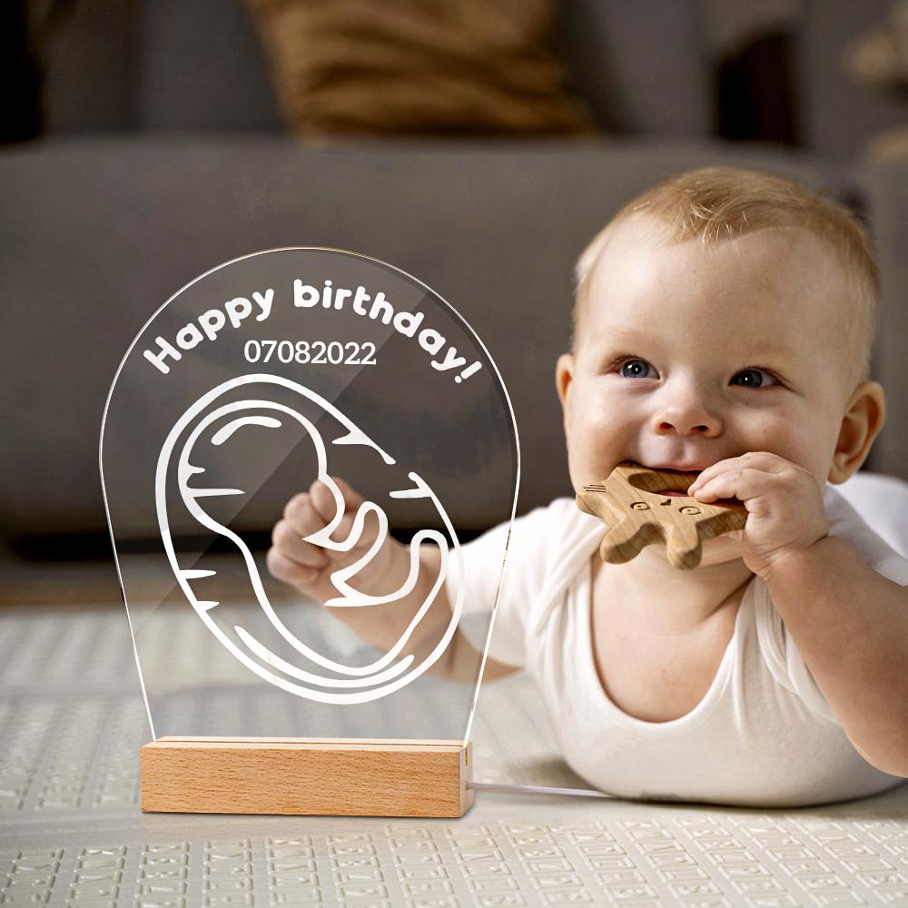Personalized Gynecologist Design 3D Gift Led Lamp For Baby Custom Led Night Light