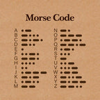Personalized Engraved Morse Code Men Bracelet Birthday Anniversary Gift for Him